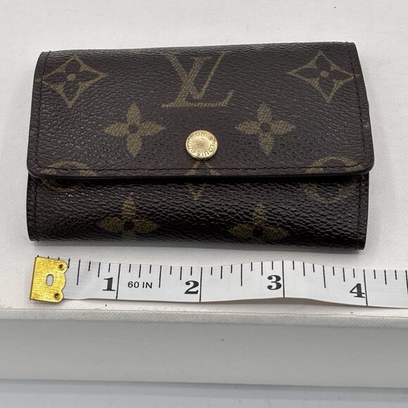 LOUIS VUITTON monogram Multicles 6 Key holder Key Case Brown CT1015 Authentic - Picture 15 of 16